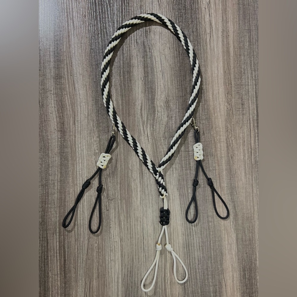 Duck and Goose Call Lanyard in Black and White